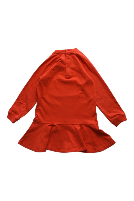 A Red Sweater Dresses from Moschino in size 4T for girl. (Back View)