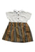 A Multicolour Short Sleeve Dresses from Burberry in size 12-18M for girl. (Back View)