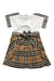 A Multicolor Short Sleeve Dresses from Burberry in size 2T for girl. (Back View)