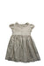 A Ivory Short Sleeve Dresses from Lily Rose in size 5T for girl. (Back View)