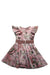 A Pink Sleeveless Dresses from Monnalisa in size 4T for girl. (Back View)