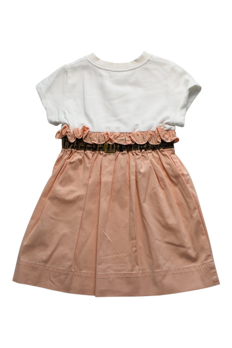 A Multicolour Dress Sets from Fendi in size 3T for girl. (Back View)