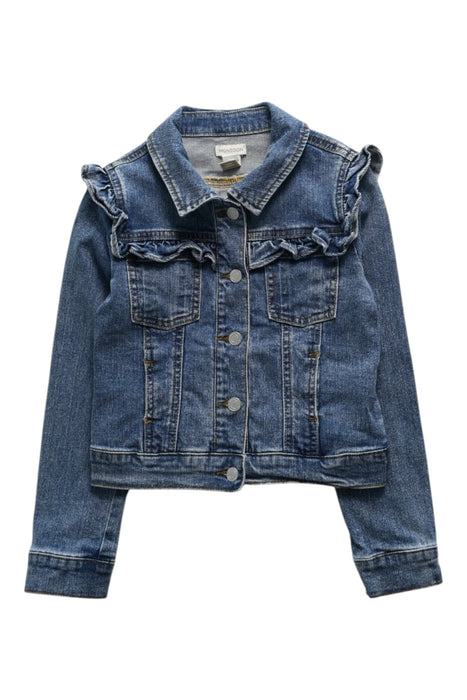 A Blue Lightweight Jackets from Monsoon in size 8Y for girl. (Front View)