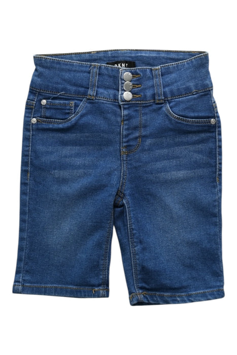 A Blue Shorts from DKNY in size 8Y for girl. (Front View)