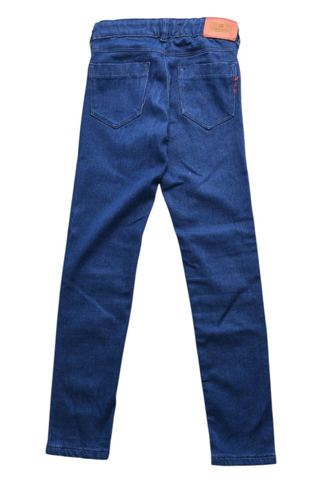 A Blue Jeggings from Scotch & Soda in size 8Y for girl. (Back View)