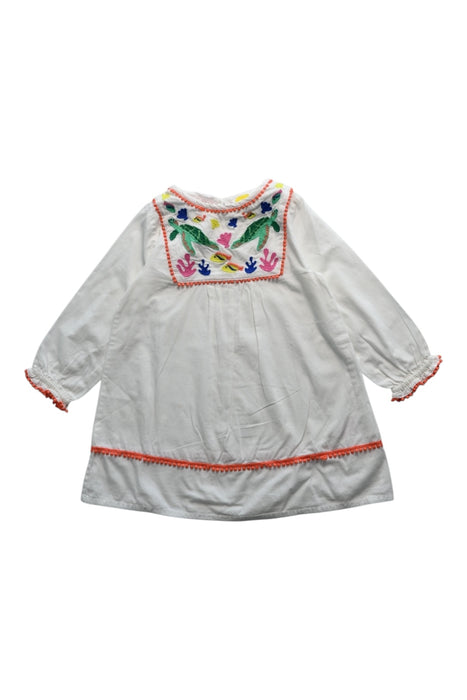 A Multicolour Long Sleeve Dresses from Boden in size 3T for girl. (Front View)