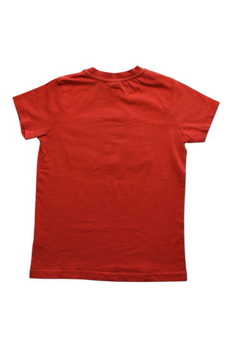 A Red Short Sleeve T Shirts from Frugi in size 7Y for boy. (Back View)