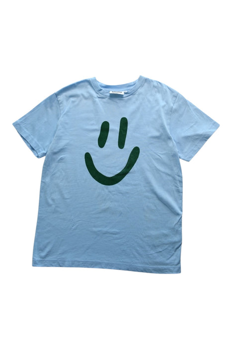 A Blue Short Sleeve T Shirts from Molo in size 9Y for boy. (Front View)