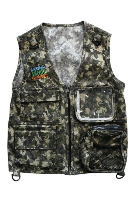 A Green Outerwear Vests from Retykle in size O/S for boy. (Front View)