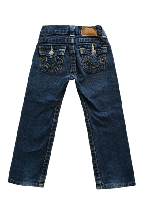 A Blue Jeans from True Religion in size 3T for boy. (Back View)