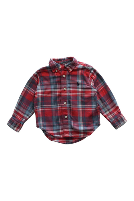 A Multicolour Long Sleeve Shirts from Ralph Lauren in size 6-12M for boy. (Front View)
