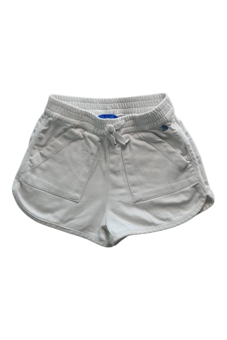 A White Shorts from Joules in size 3T for girl. (Front View)