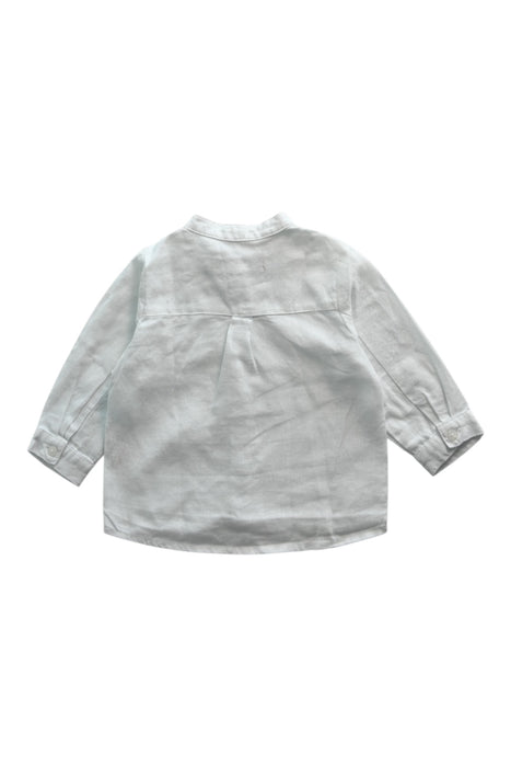 A White Long Sleeve Shirts from Tartine et Chocolat in size 6-12M for boy. (Back View)