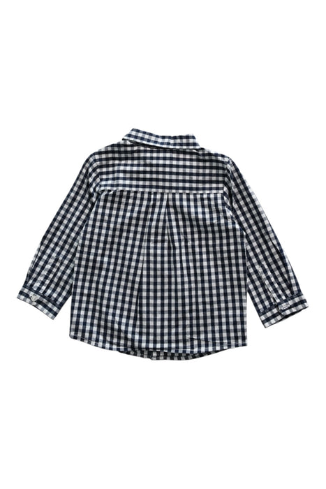 A Black Long Sleeve Shirts from Jacadi in size 12-18M for boy. (Back View)