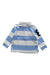 A Blue Long Sleeve Polos from Trotters in size 3-6M for boy. (Back View)
