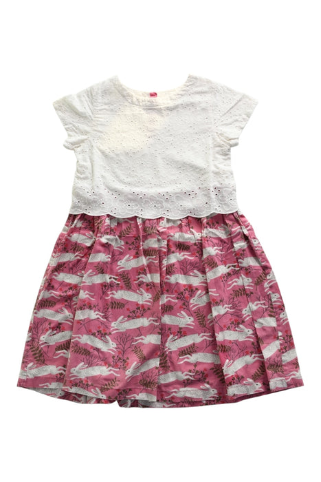 A Pink Short Sleeve Dresses from Boden in size 8Y for girl. (Front View)