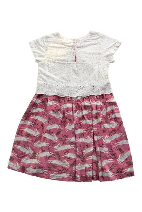 A Pink Short Sleeve Dresses from Boden in size 8Y for girl. (Back View)