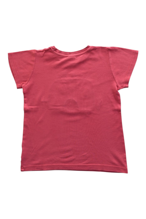A Pink Short Sleeve T Shirts from Frugi in size 8Y for girl. (Back View)