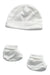 A White Beanies from Mamas & Papas in size 0-3M for neutral. (Back View)