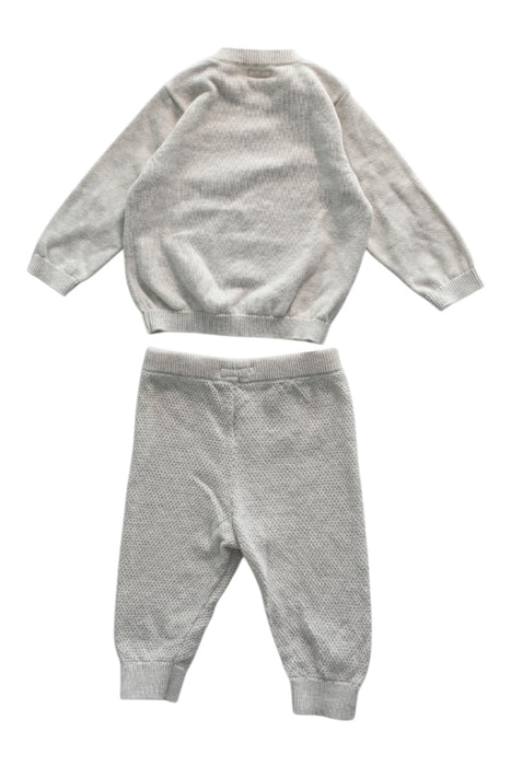 A Grey Pants Sets from Mamas & Papas in size 0-3M for girl. (Back View)