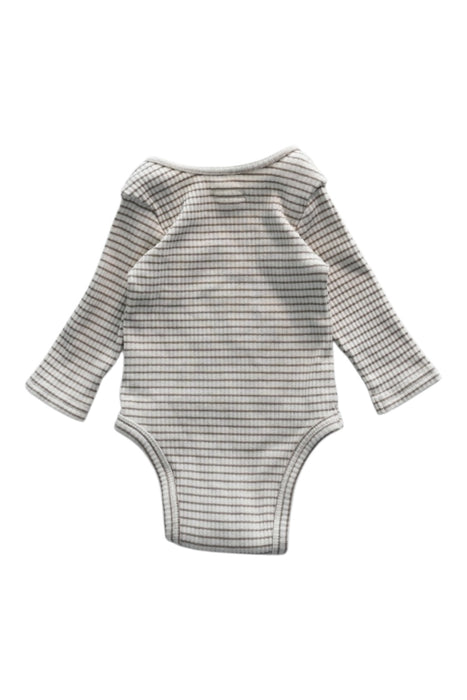 A Grey Long Sleeve Bodysuits from Mamas & Papas in size 0-3M for girl. (Back View)