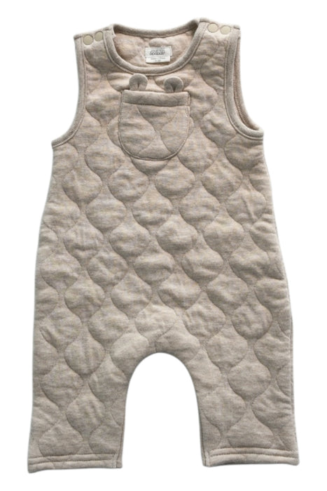 A Beige Long Overalls from Mamas & Papas in size 0-3M for neutral. (Front View)
