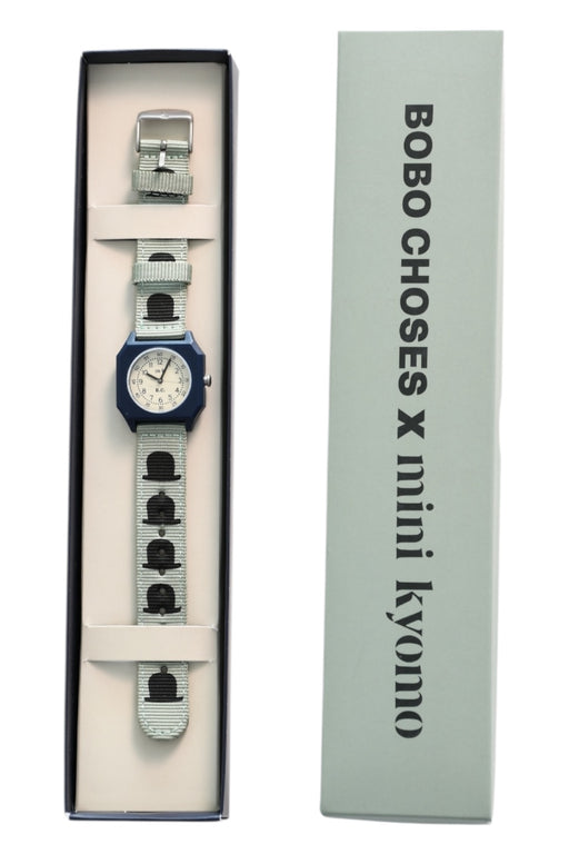 A Black Watches from Mini Kyomo in size 7Y for neutral. (Back View)