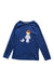A Navy Long Sleeve Tops from Jacadi in size 10Y for boy. (Front View)