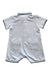A Blue Short Sleeve Rompers from Boss in size 6-12M for boy. (Back View)