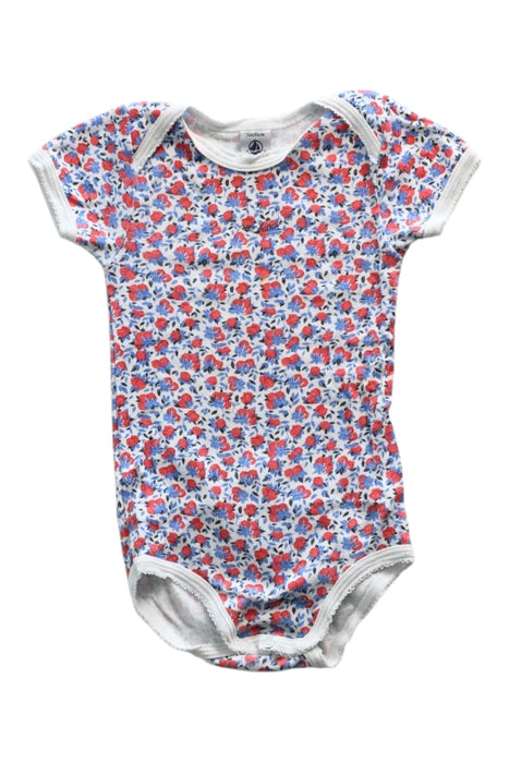 A Multicolour Short Sleeve Bodysuits from Petit Bateau in size 18-24M for girl. (Front View)