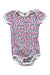 A Multicolour Short Sleeve Bodysuits from Petit Bateau in size 18-24M for girl. (Front View)
