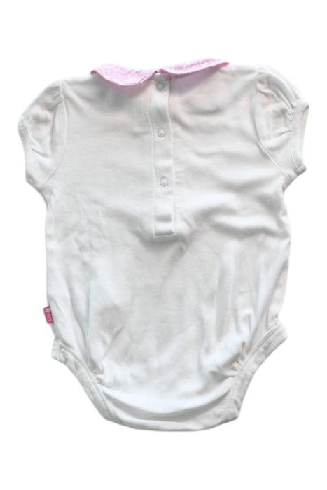 A White Short Sleeve Bodysuits from Jojo Maman Bébé in size 6-12M for girl. (Back View)
