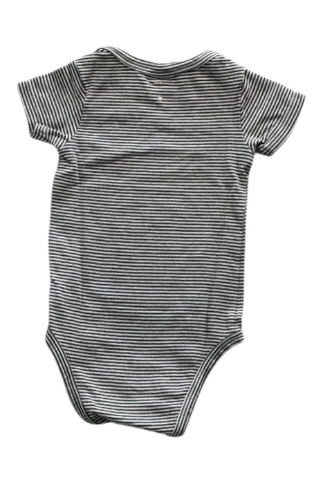 A Black Short Sleeve Bodysuits from Gray Label in size 3-6M for neutral. (Back View)