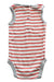 A Red Sleeveless Bodysuits from Boden in size 3-6M for boy. (Back View)