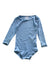 A Blue Long Sleeve Bodysuits from Petit Bateau in size 6-12M for boy. (Front View)