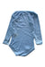 A Blue Long Sleeve Bodysuits from Petit Bateau in size 6-12M for boy. (Back View)