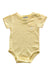 A Yellow Short Sleeve Bodysuits from Ralph Lauren in size 3-6M for boy. (Front View)