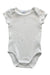 A White Short Sleeve Bodysuits from Jacadi in size 3-6M for girl. (Front View)