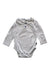 A Blue Long Sleeve Bodysuits from Jojo Maman Bébé in size 12-18M for girl. (Front View)