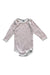 A White Long Sleeve Bodysuits from Petit Bateau in size 6-12M for girl. (Front View)