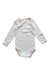 A White Long Sleeve Bodysuits from Petit Bateau in size 18-24M for girl. (Back View)