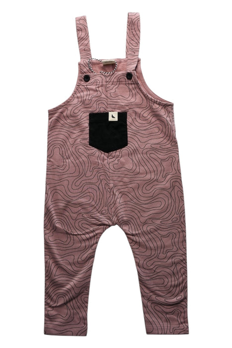 A Pink Long Overalls from Turtle Dove London in size 3T for girl. (Front View)