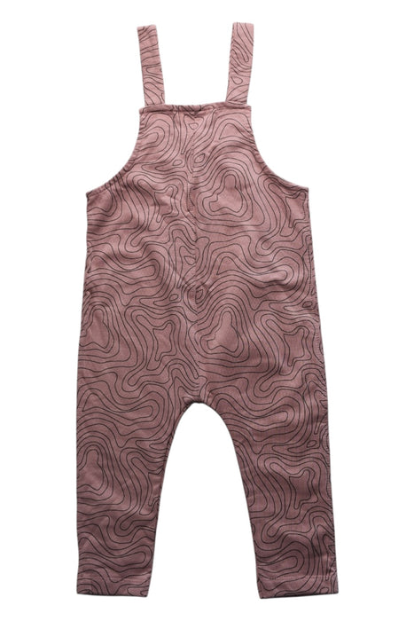 A Pink Long Overalls from Turtle Dove London in size 3T for girl. (Back View)