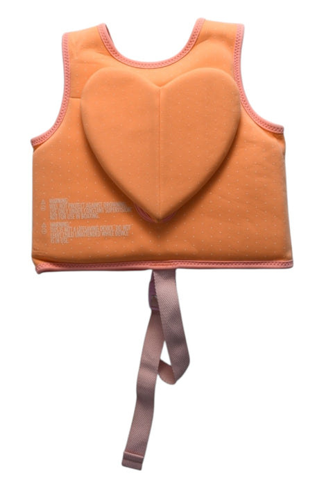 A Orange Floatsuits from Sunny Life in size 3T for girl. (Back View)