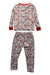 A Multicolour Pyjama Sets from Lake in size 4T for girl. (Back View)