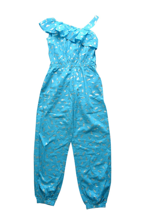 A Blue Sleeveless Jumpsuits from Monsoon in size 11Y for girl. (Back View)