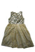 A Gold Sleeveless Dresses from Monsoon in size 12Y for girl. (Back View)
