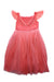 A Pink Sleeveless Dresses from Monsoon in size 11Y for girl. (Front View)