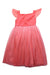 A Pink Sleeveless Dresses from Monsoon in size 11Y for girl. (Back View)