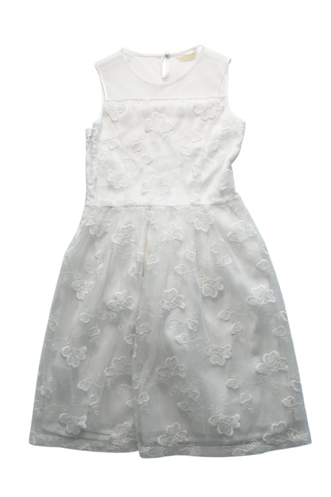 A White Sleeveless Dresses from Guess in size 10Y for girl. (Back View)